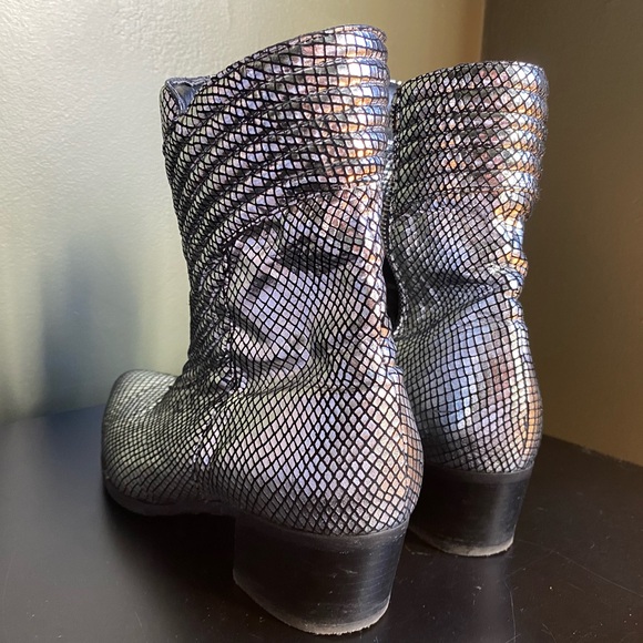 Modern Vice Leather Donna Boot in Silver Size 37 (US 7) - Picture 4 of 8